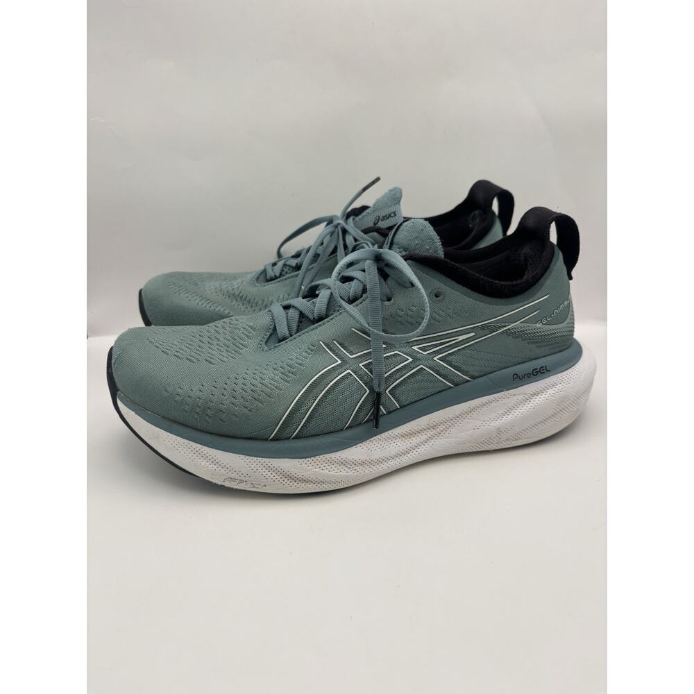 ASICS Gel Nimbus 25 Foggy Teal Sneakers Men Size 9 - Picture 6 of 11